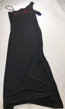 My Michelle Red Long Formal Dress Red And Black Size Medium